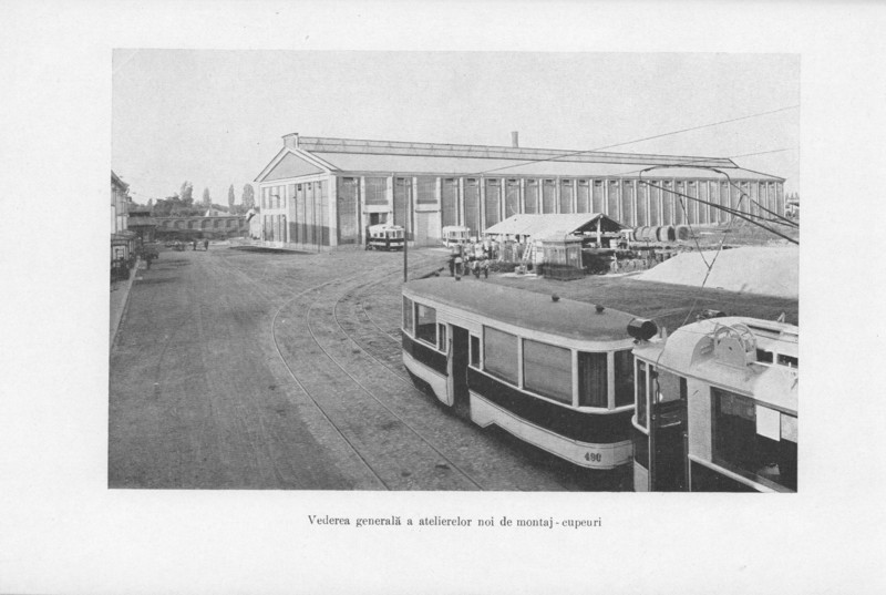 Buletinul Soc. Politehnice anul XLV nr.2 Feb. 1931 Organizarea lucrului la A.C. ale S.T.B. img. 4 Vedere generala a atelierului de montaj - cupeuri.jpg