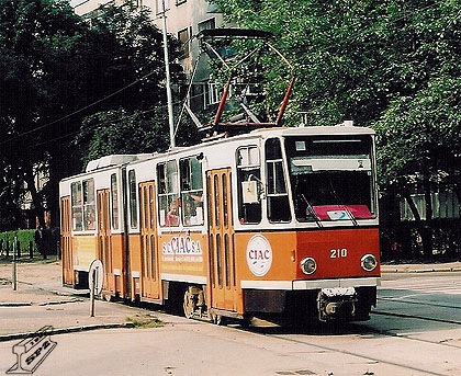 Tramvai Tatra KT4D 210 - Str. D. Cantemir - 2001.jpg