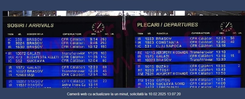 Intarzieri Gara de Nord, 10 februarie, ora 13.jpg